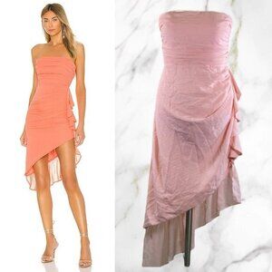 NBD Afton Midi Dress in Baby Pink